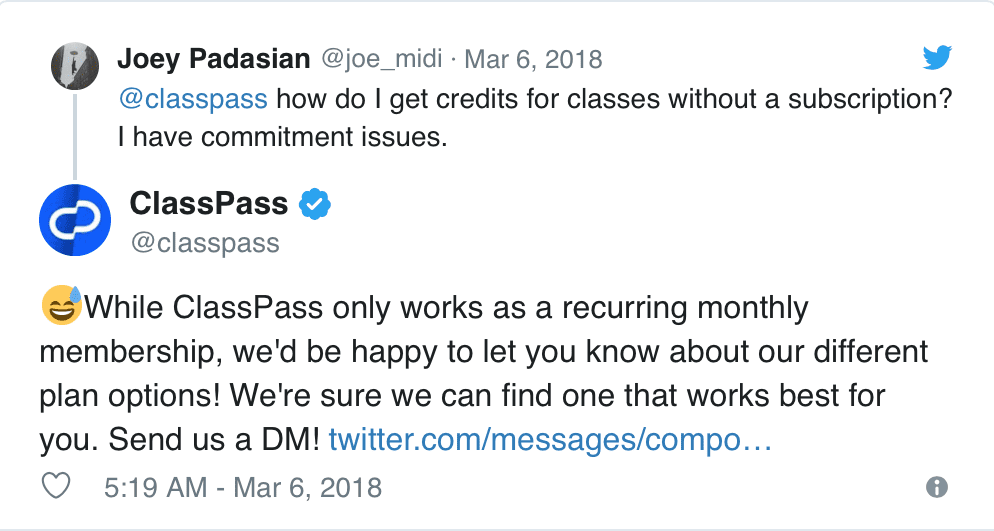 classpass-customer-support-twitter