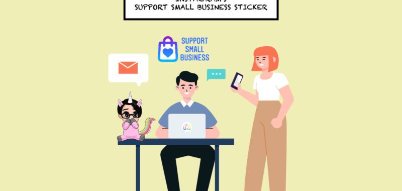 Instagram’s support small businesses stickers
